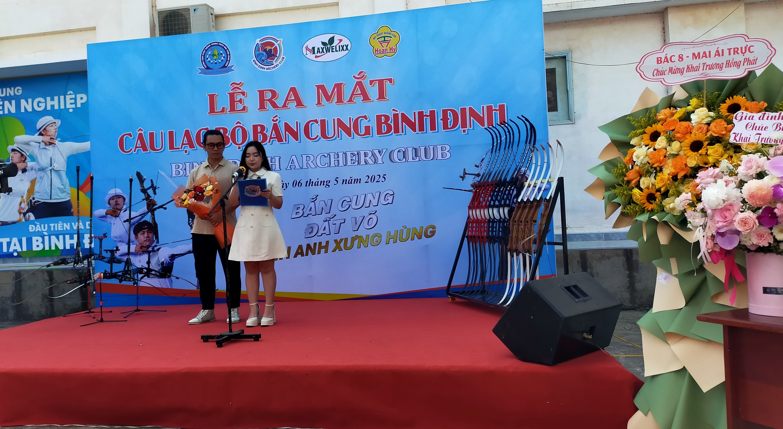 chi mai ngoc nghia chu nhiem clb phat bieu ra mat clb ban cung